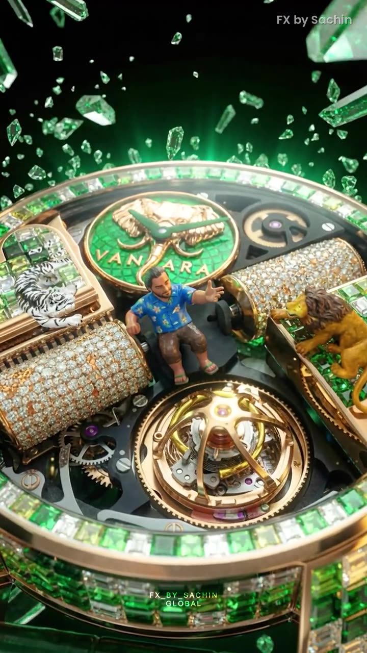 Luxury Watch Ad — Miniature World, still frame